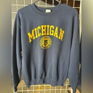 The University of Michigan crewneck sweatshirt